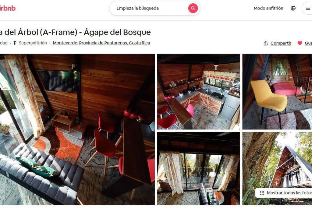 Вилла Casa Del Arbol Монте-Верде Экстерьер фото